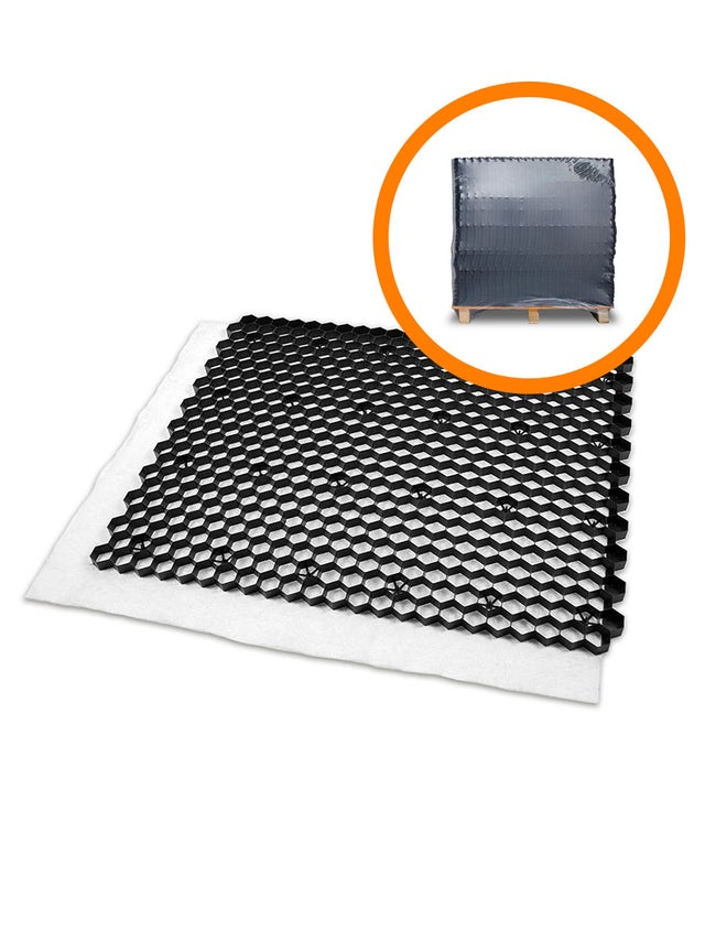 Prix spécial ! Palette complète EuroGravel PLUS Plaques noires (42,55m2 = €11,27/m2)