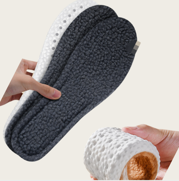 Semelles Confortables En Laine Pour Hommes Et Femmes, Semelles Chaudes
