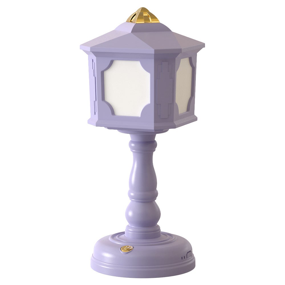 Lampy stołowe Kreatywna lampa retro na baterie LED Bezprzewodowe biurko z akumulatorem do pokoju dziecięcego