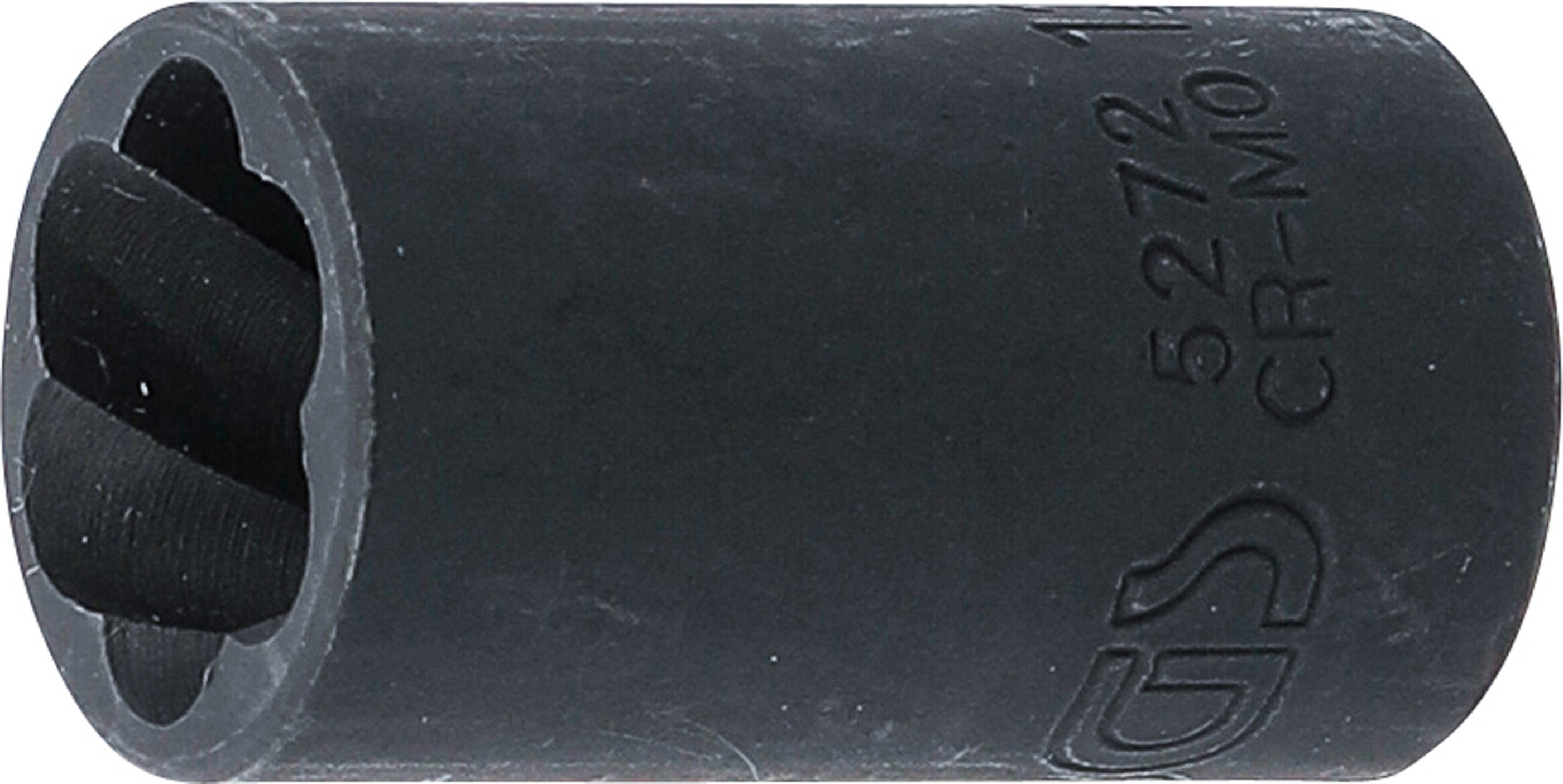 BGS Nasadka spiralna/wykrętak śrubowy do uszkodzonych śrub, napęd kwadrat 10 mm (3/8") SW 12 mm - 5272