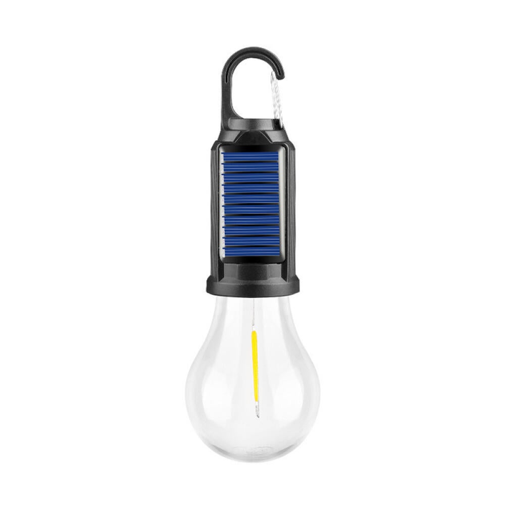 Lampe De Camping LED Solaire Rechargeable USB - 400mAh, étanche IPX4, 3 Modes Lumineux, Crochet Inclus