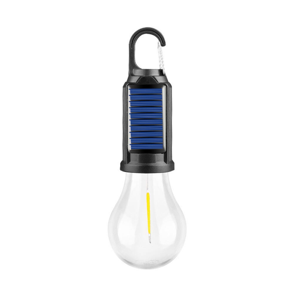 Lampe De Camping LED Solaire Rechargeable USB - 400mAh, étanche IPX4, 3 Modes Lumineux, Crochet Inclus