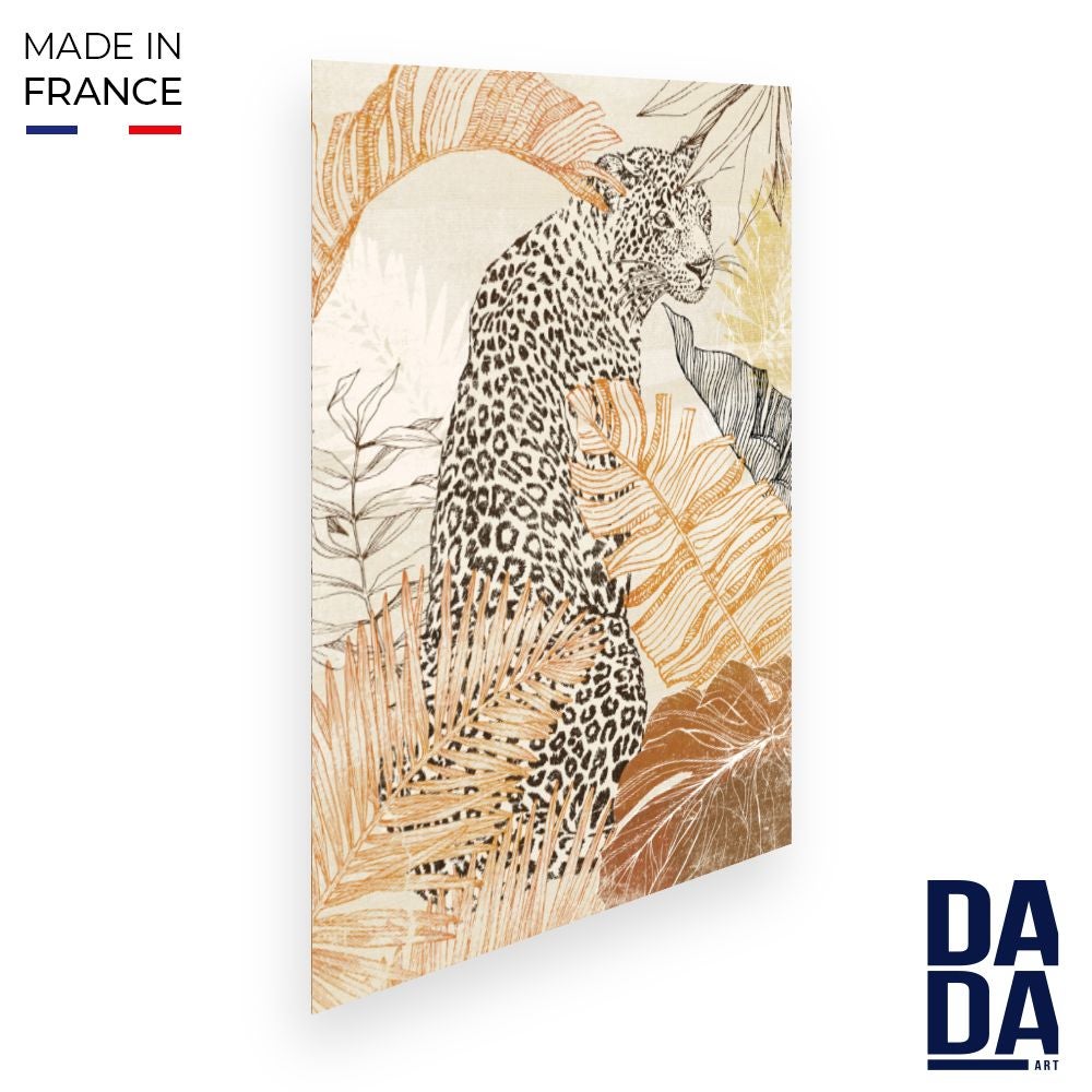 Tableau Déco Léopard (5 panneaux