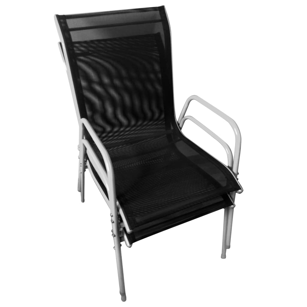 Salon bas de jardin en Polyester Gris 3 personnes - 7