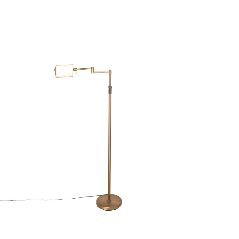 LED Dimmable Lampadaire variateur inclus notia - 1 lumière - H 146 cm - Bronze - Moderne - Éclairage intérieur - Salon I Chambre - 8