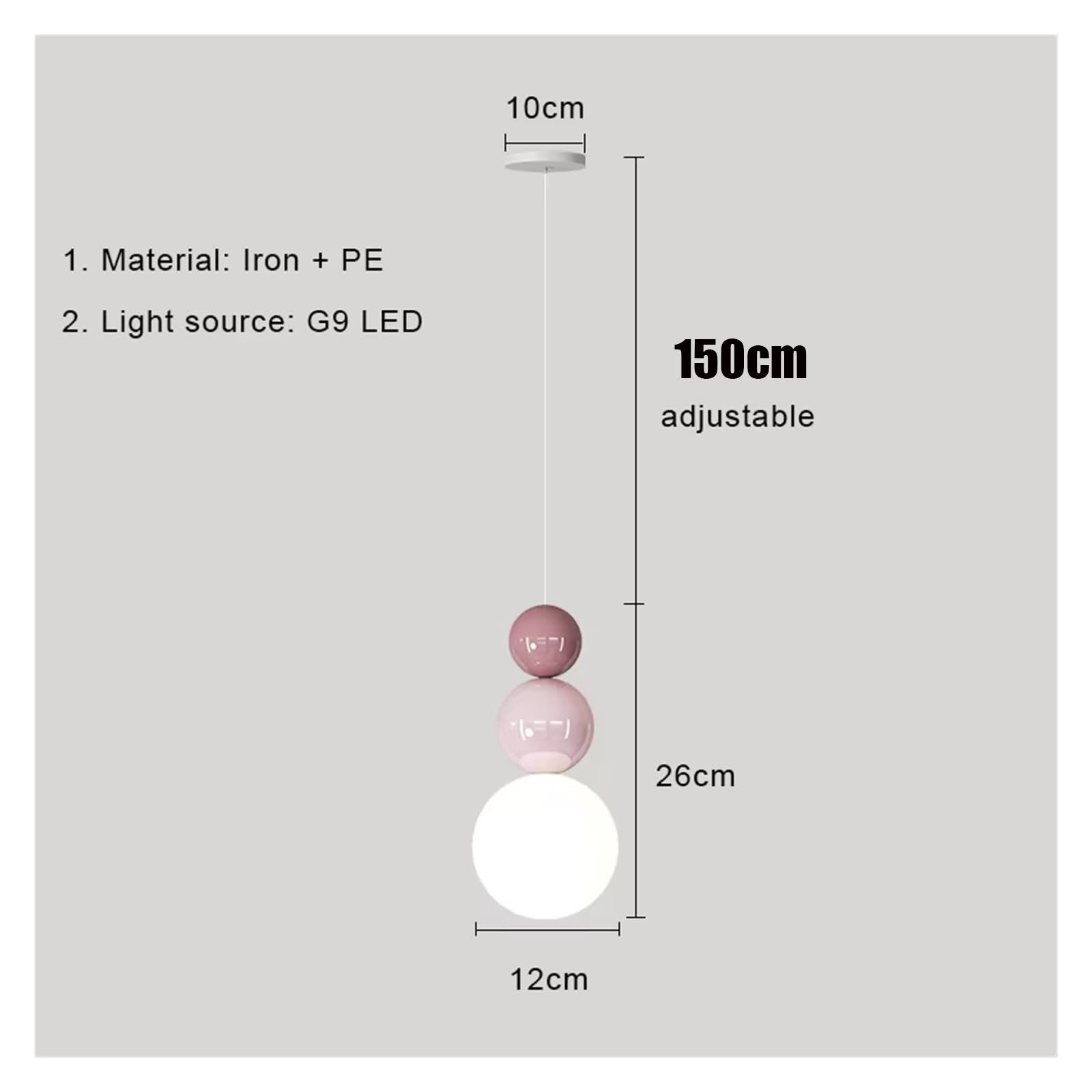 Lampa sufitowa do montażu podtynkowego w stylu nordyckim - nowoczesna lampa wisząca z trójkolorowym oświetleniem LED do sypialni i jadalni (żółty) - 5