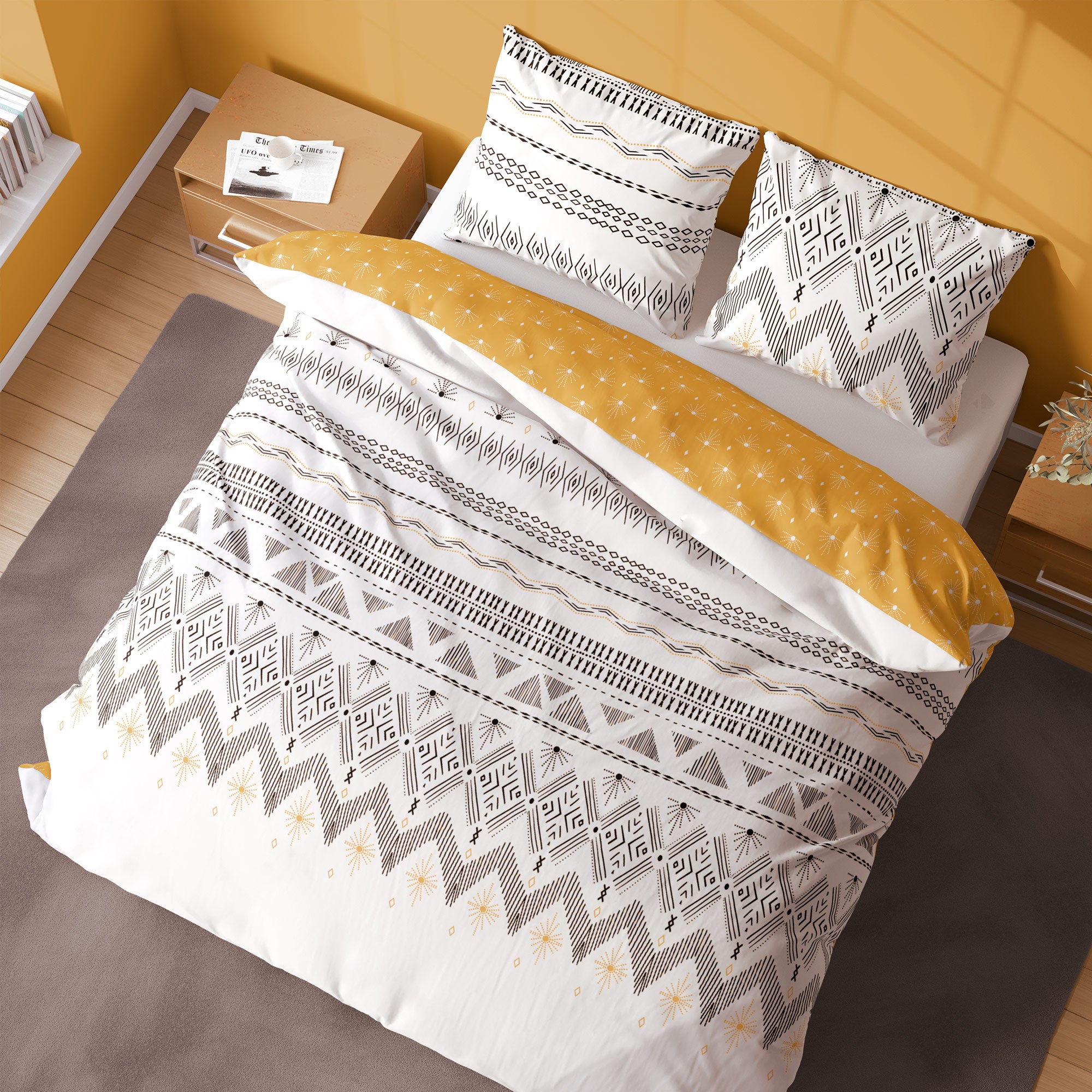 CALITEX - Parure 3 Pièces 260x240 Cm OASIS | Leroy Merlin