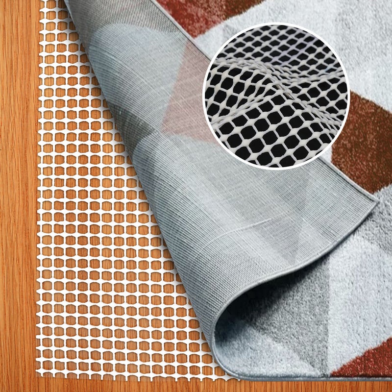 Tapis Antidérapant Feutre/caoutchouc - 150x200 Cm, Découpable - Pour Sol Dur, Protection Et Réduction Du Bruit