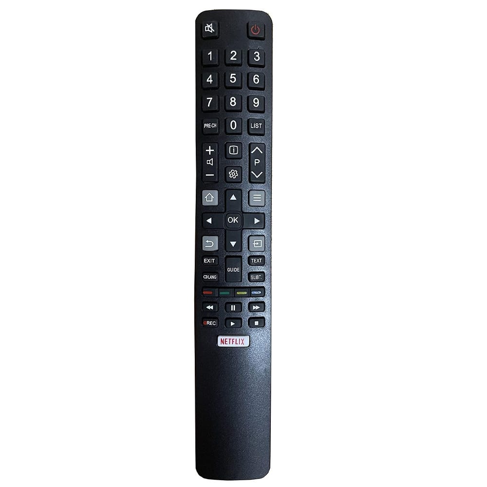 Controle Remoto Semp Tcl Rc902v Com Comando De Voz E Netflix Controle Remoto Semp Tcl Rc902v Com Comando De Voz E Netflix