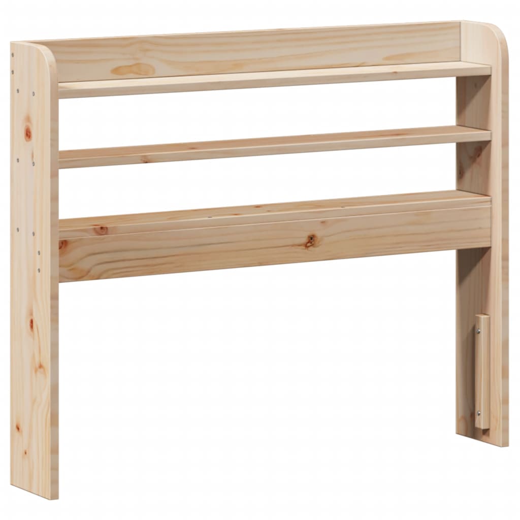 Cadre de lit sans matelas 75x190 cm bois de pin massif - COMFORTXL - 8