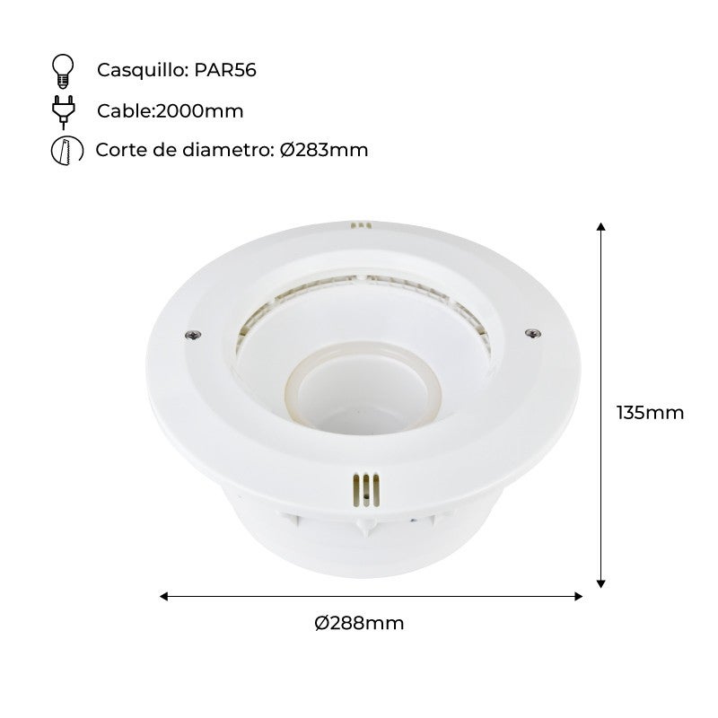Niche pour projecteur de piscine PAR56 - IP68 - 7