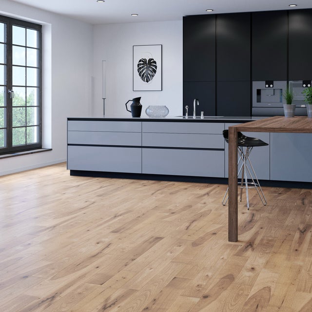 Parquet érable massif brossé verni ép. 19 mm larg. 127 mm longueurs 300–1200 mm