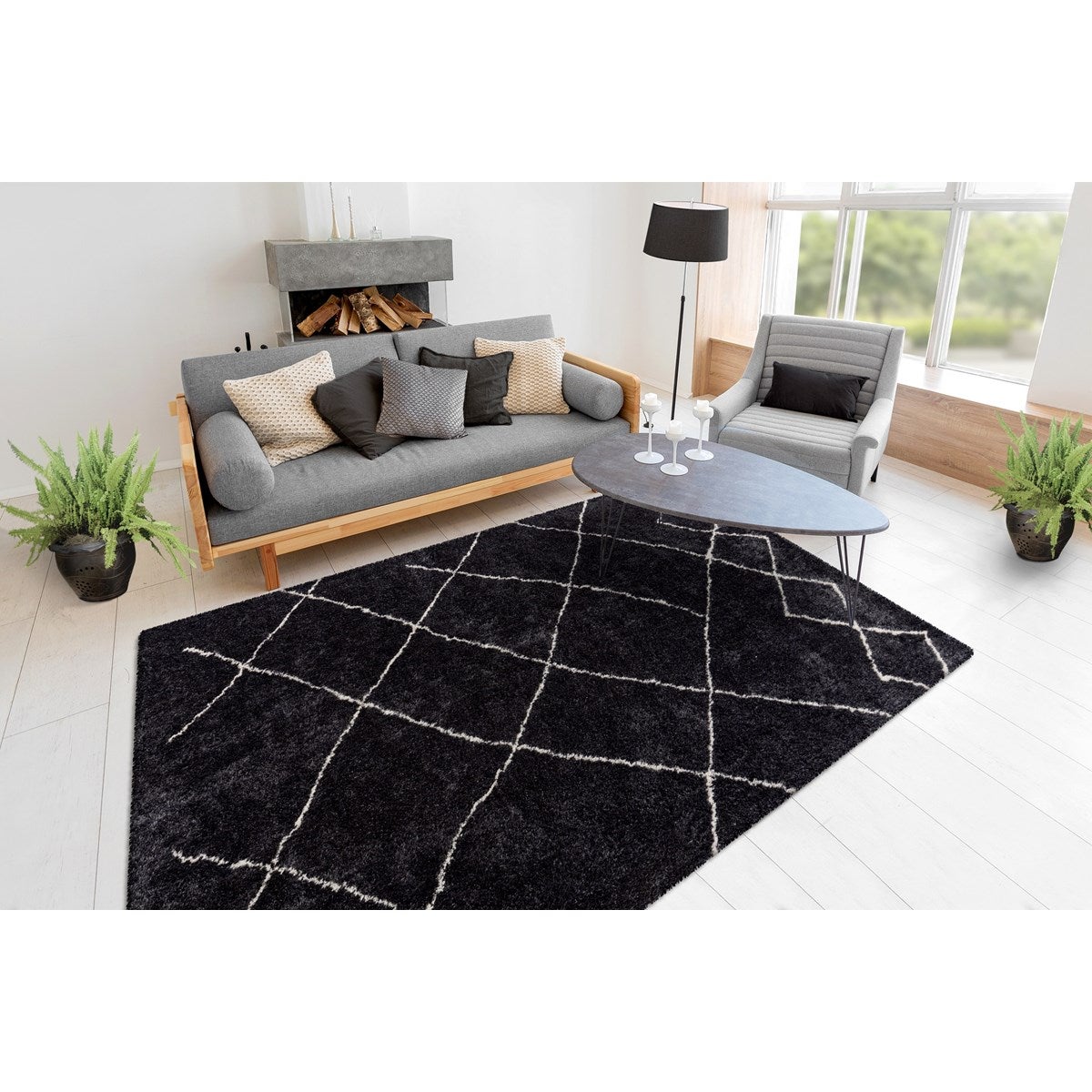 Tapis de salon moderne VOLERO 120x170 cm - 3