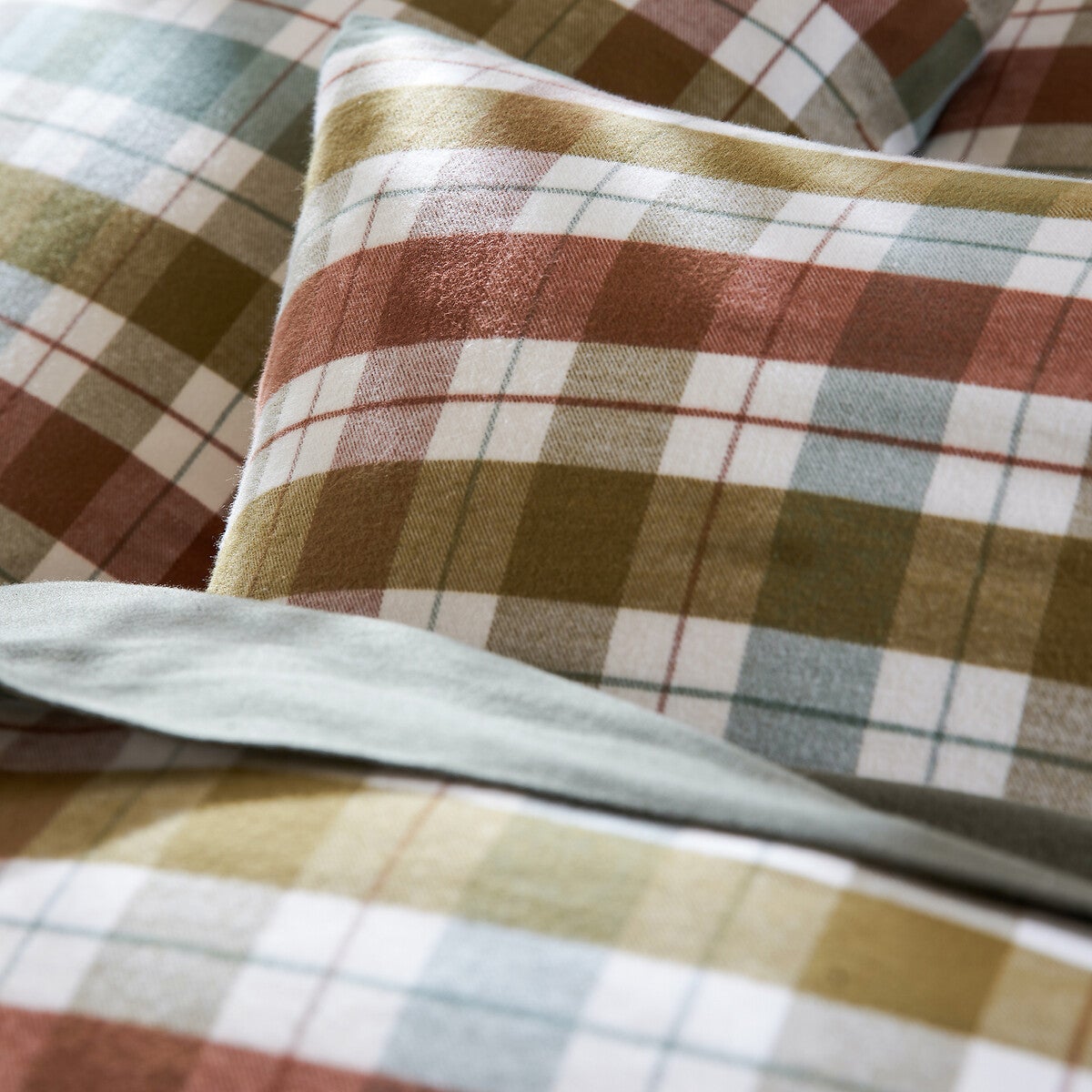 Housse de couette flanelle, Molgan - Carreaux - 260 x 240 cm - 3