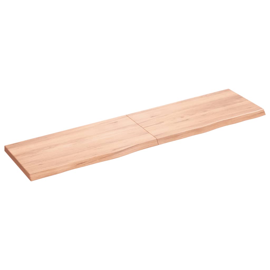 Plateau de table en bois de chêne traité marron foncé 140x60x(2-4) cm | Leroy Merlin Plateau de table en bois de chêne traité marron foncé 140x60x(2-4) cm | Leroy Merlin