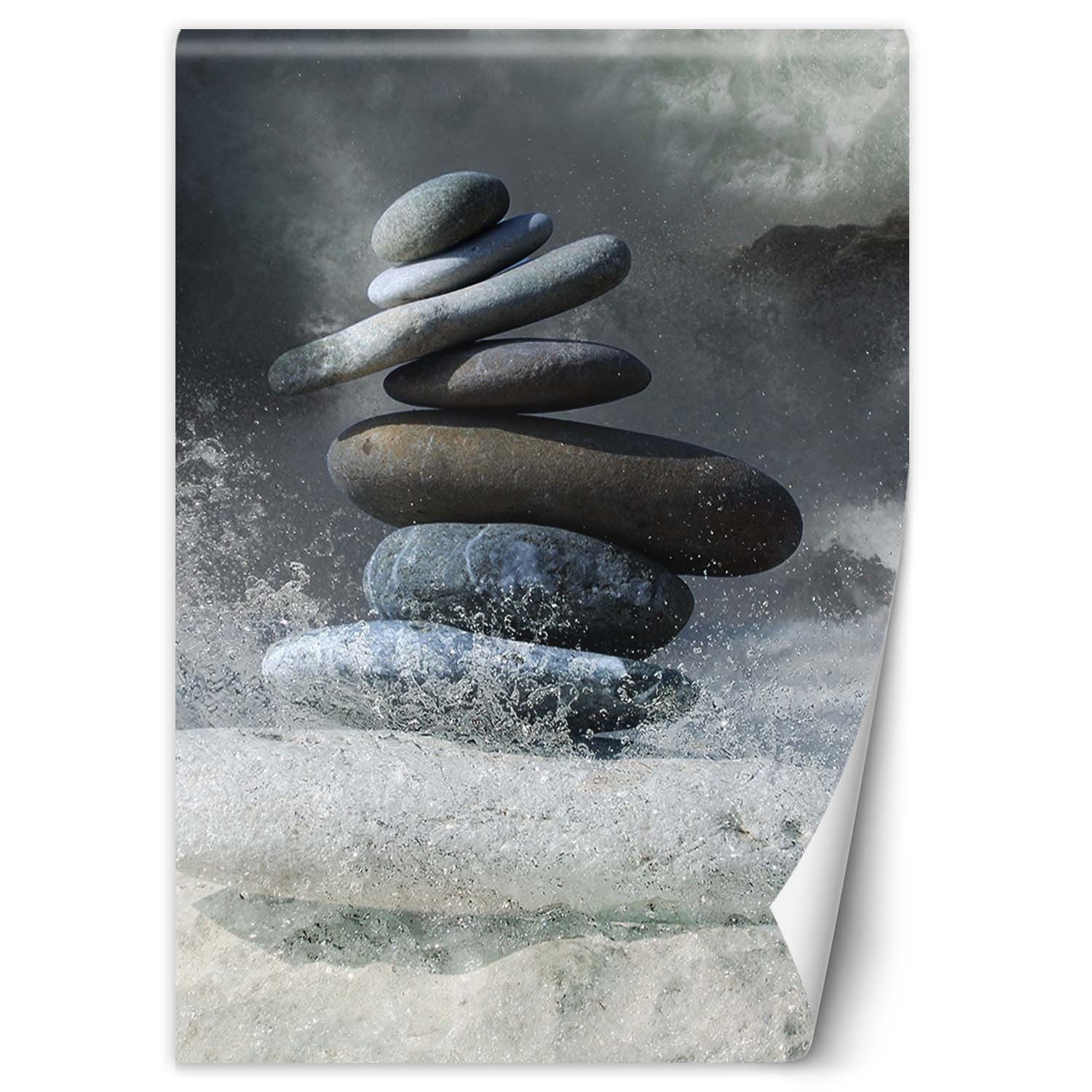 Fototapeta, Kamienie zen spa 100x140