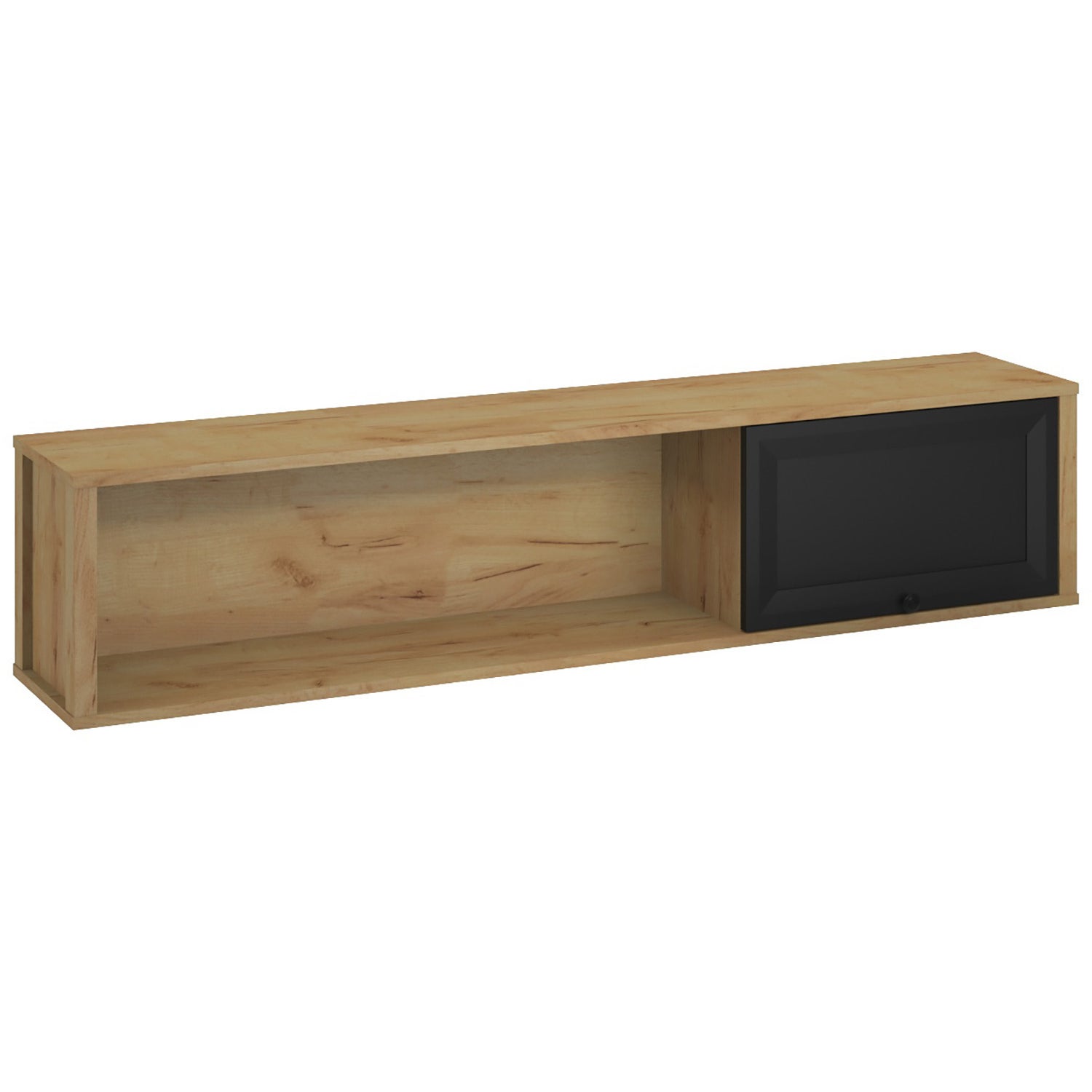 Szafka Wisząca do Salonu NORIA 150 cm Dąb craft złoty