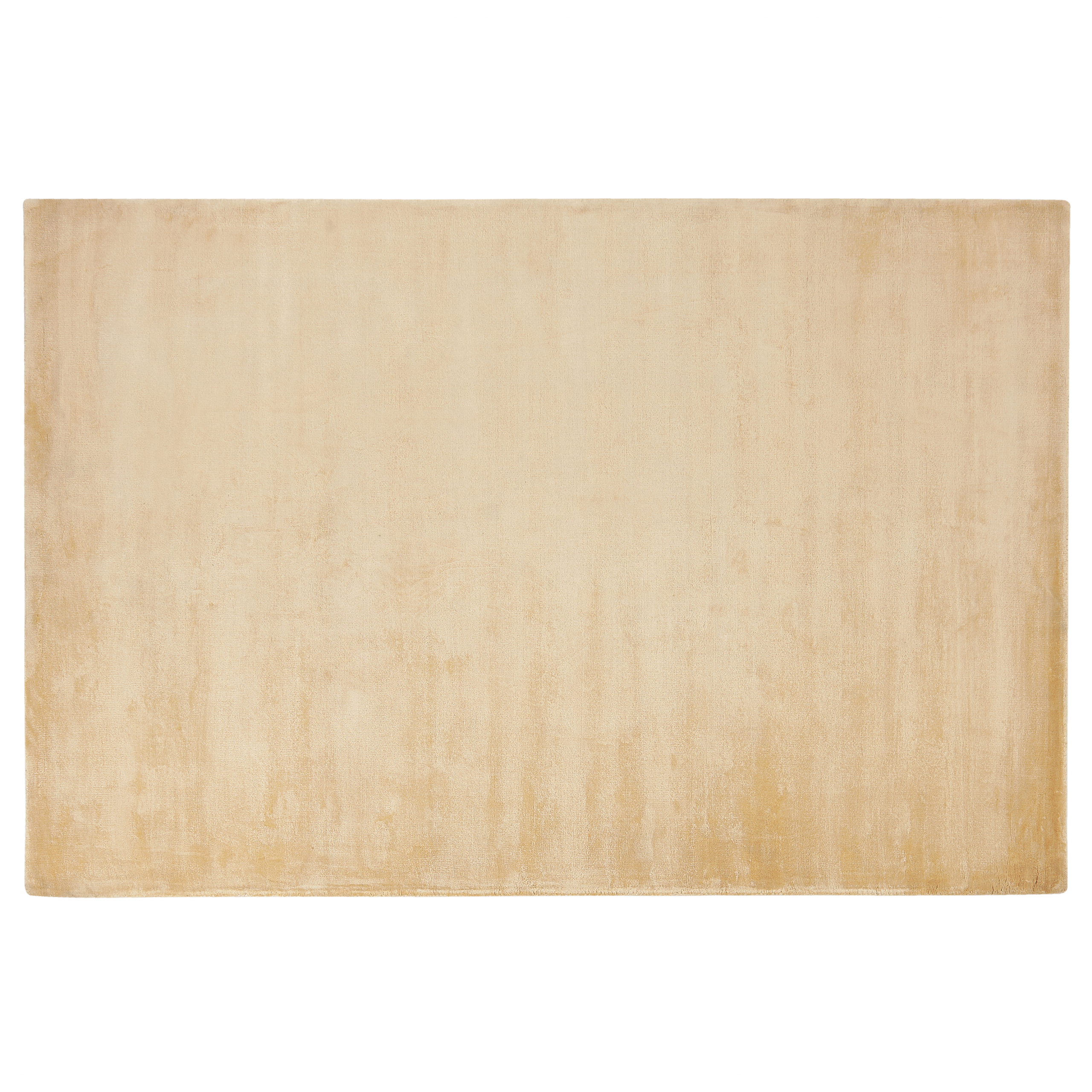 Beliani alfombra de viscosa beige arena 160 x 230 cm gesi ii