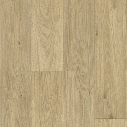 Sol PVC Textile - Aspect parquet chêne clair - 4m x 7m