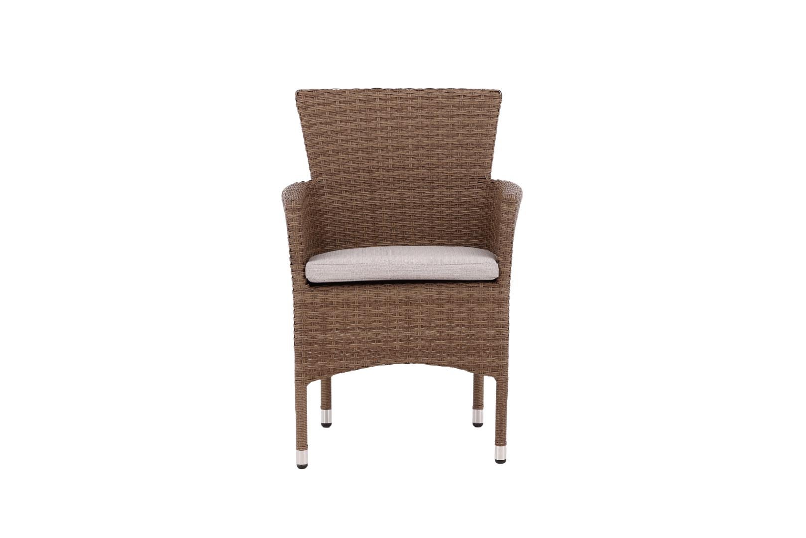 Malina krzesło ogrodowe zawiera poduszki do siedzenia ogrodowe naturalny.