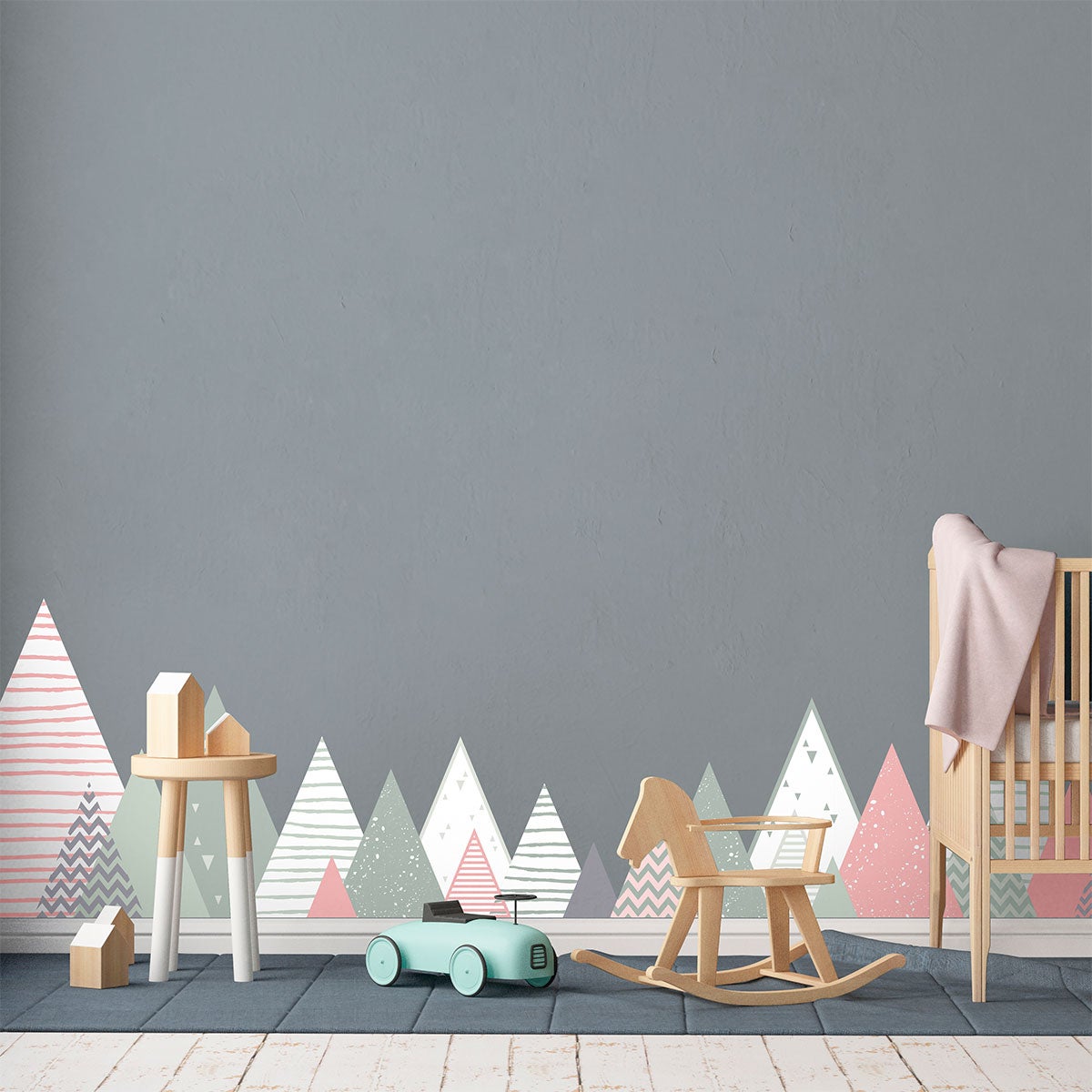 Adesivo bambino di montagna scandinavo maeka - Sticker adesivo - adesivi murali - 90x155cm - 5