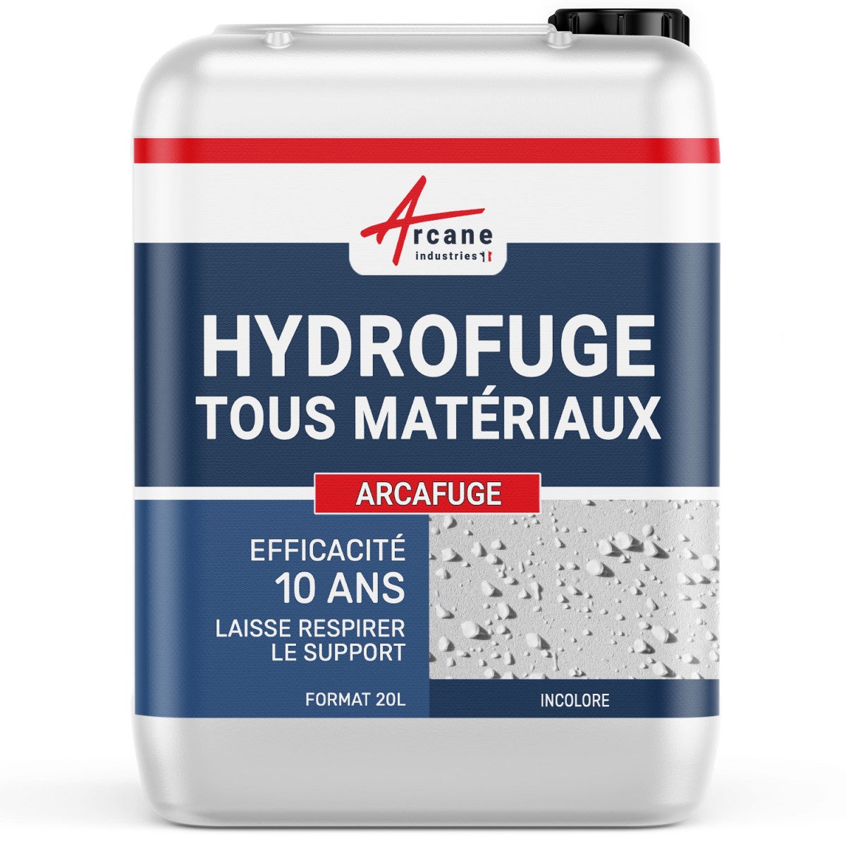 Produit Hydrofuge - Imperméabilisant tuiles, murs, sols poreux - ARCAFUGE - 20 L (jusqu'à 100 m²) - ARCANE INDUSTRIES - 4