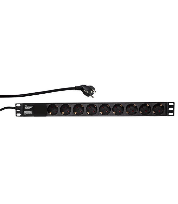 Multiprises Rackables Multiprise rackable Logilink 19\1 avec 9 prises sans interrupteur ...