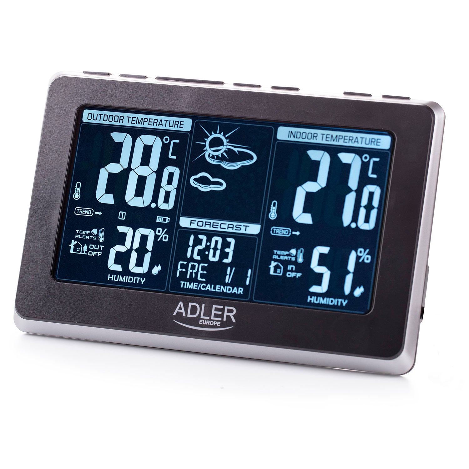 Estación Meteorológica Temperatura/Humedad Interior Exterior