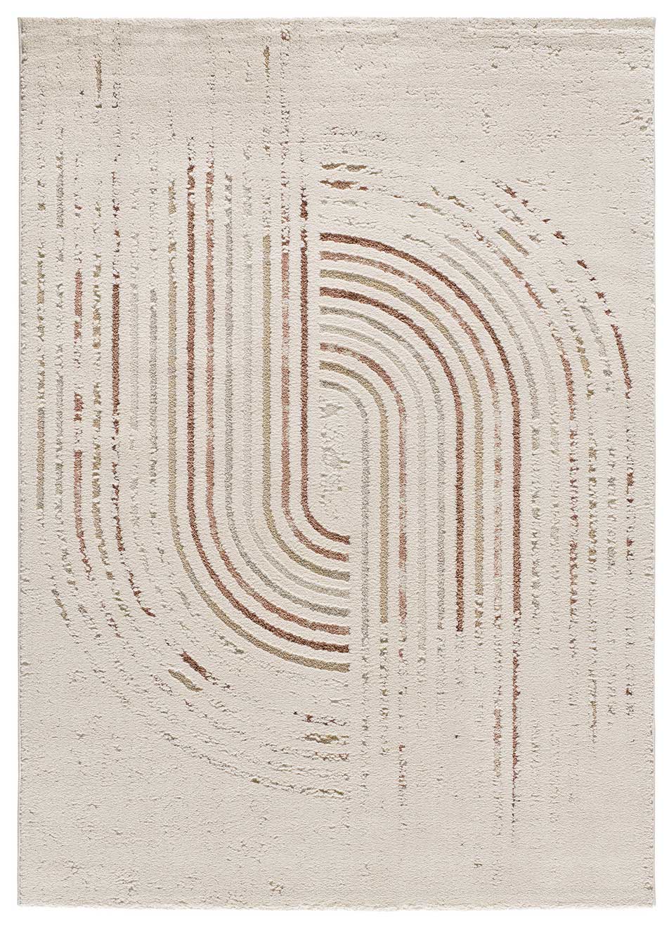 Prostokątny wielokolorowy dywan do wnętrz 160 x 230 cm CANDELA skandynawski - ATTICGO