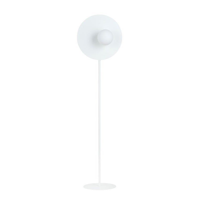 Lampa podłogowa stojąca Oslo biała 1xE14x10W wym: 145 x 40 cm szkło Emibig