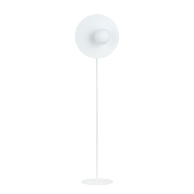 Lampa podłogowa stojąca Oslo biała 1xE14x10W wym: 145 x 40 cm szkło Emibig