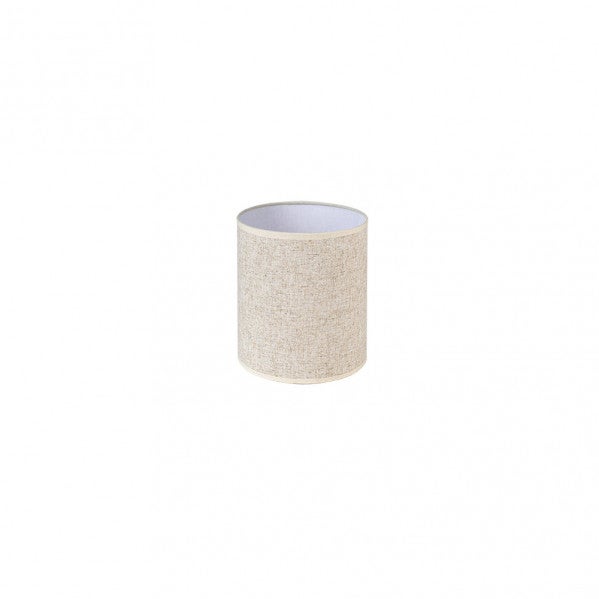 Abat-jour cylindrique Happy E27 lin beige 15dx15dx18h | Leroy Merlin