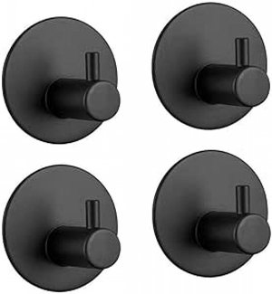 Portasciugamani Bagno a Muro Adesivo Senza Fori Cromo Idea