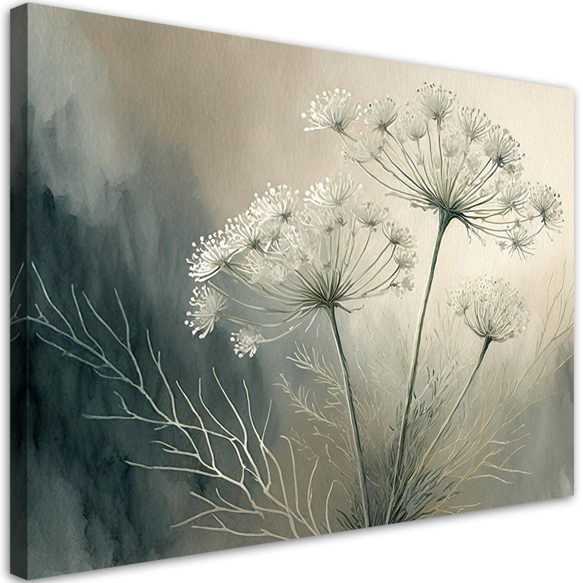 Obraz na płótnie, Roślinna abstrakcja botaniczna 60x40