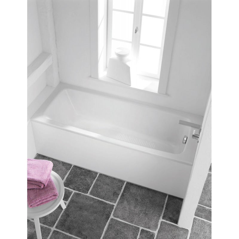 Kaldewei Saniform Plus 170 x 75 cm Baignoire droite 123 L en acier émaillé, sans pieds, blanc alpin (112600010001) - 2