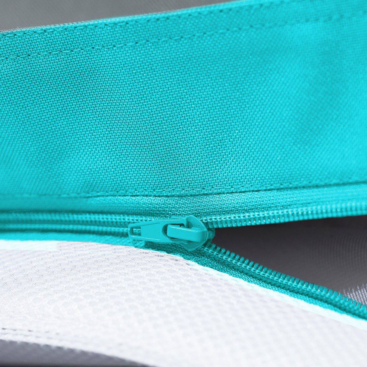 Pouf Géant XXL Déhoussable, Flottant pour Piscine, Deco Arts Bleu caraibes - 8