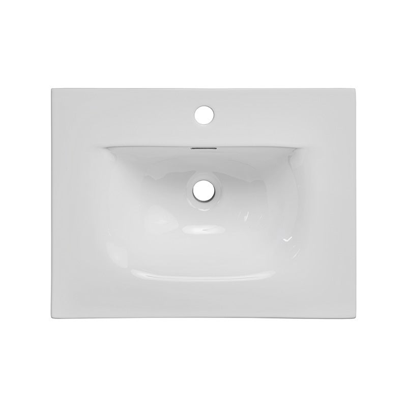 Vasque encastrable céramique blanche 60cm SKY - 2