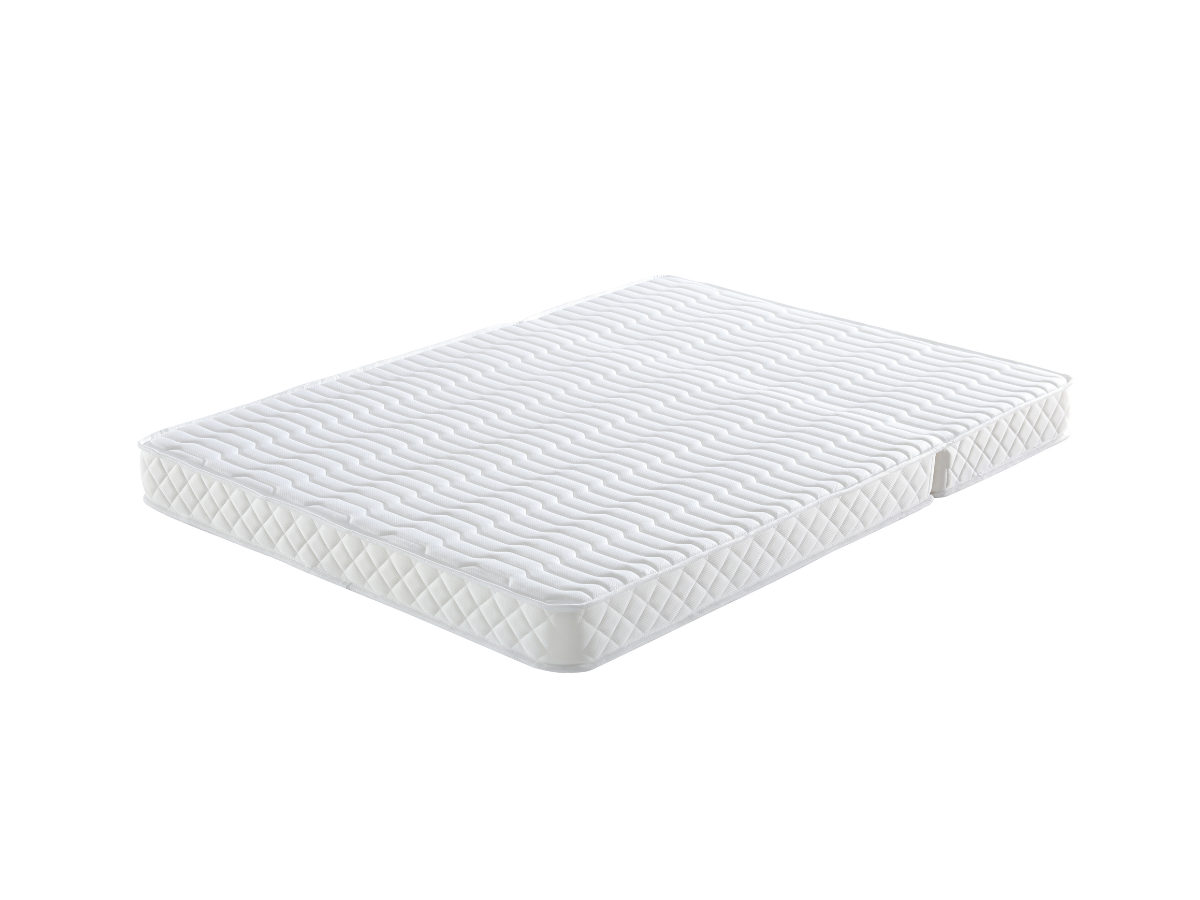 Matelas Très Ferme pour Tous BZ + Alèse 140x190 x 10 cm + Oreiller Visco - Découpe Assise 60 cm - 5 Zones de Confort - rembourrage 100 % polesther - â - 4