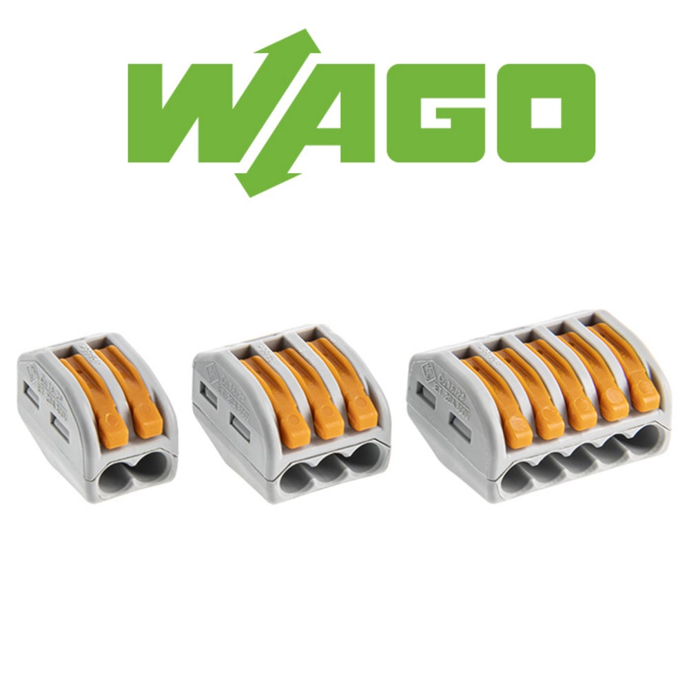 Panaché de 30 Bornes de connexion automatique 2, 3 et 5 entrées Blibox S222 WAGO-WAGO - 3