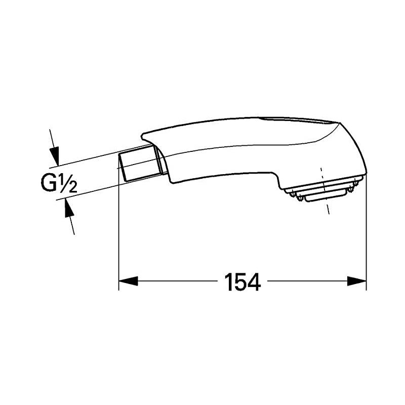 Douchette extractible 154 mm chromé 46312IE0 Grohe - 6