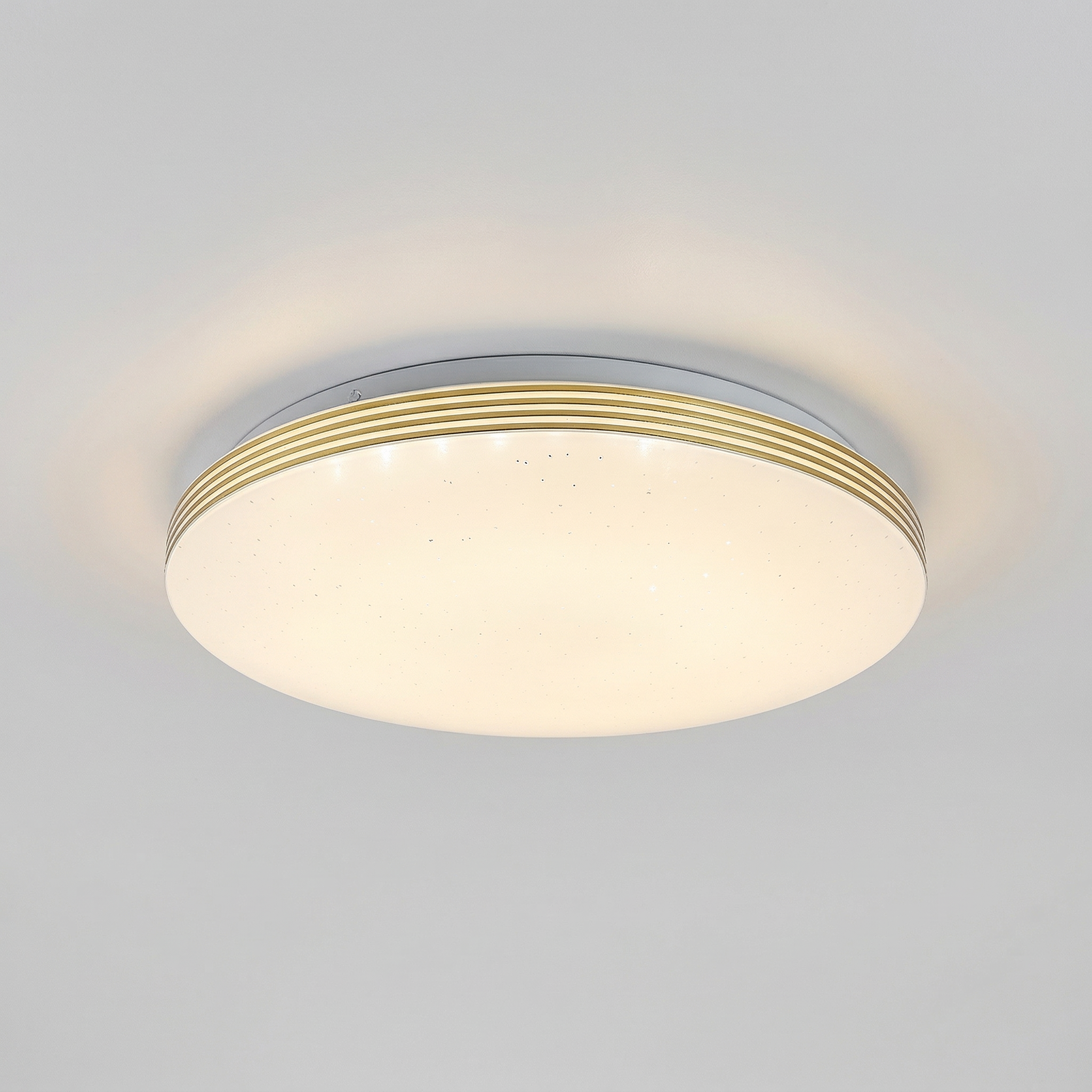 Plafon LED Toma 18W tworzywo sztuczne złoty wym:8x34x34cm IP44 Rabalux