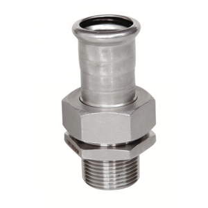 Connettore Nipplo A Pressare Portagomma Acciaio Inossidabile DN 10 X Tubo 3 8 Connettore Nipplo A Pressare Portagomma Acciaio Inossidabile DN 10 X Tubo 3 8