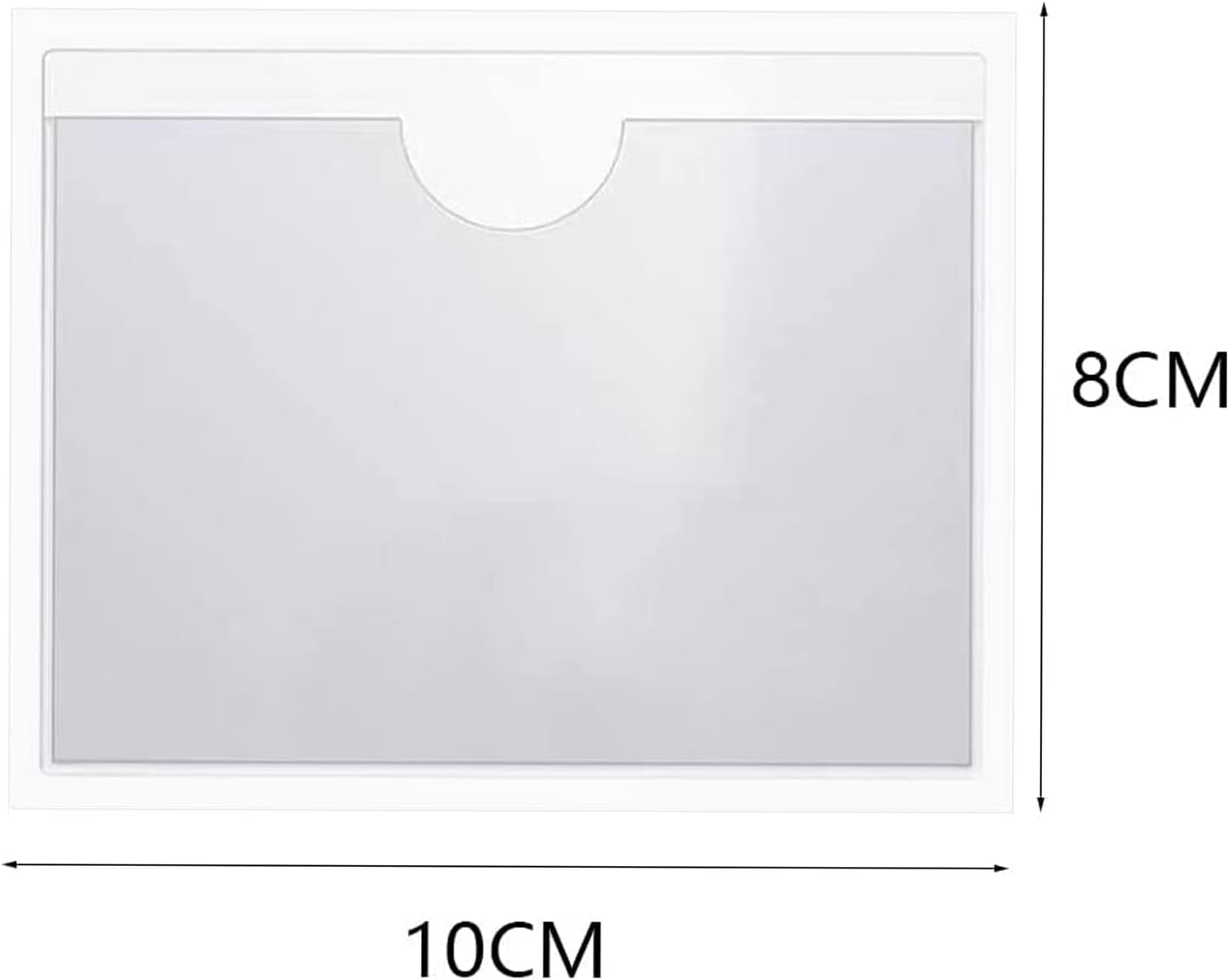 5pcs Parking Ticket Clip Auto, Autocollant Pare Brise, Ticket de Stationnement Pochettes Titulaire de Permis, Pochette Adhésive Transparente - 5