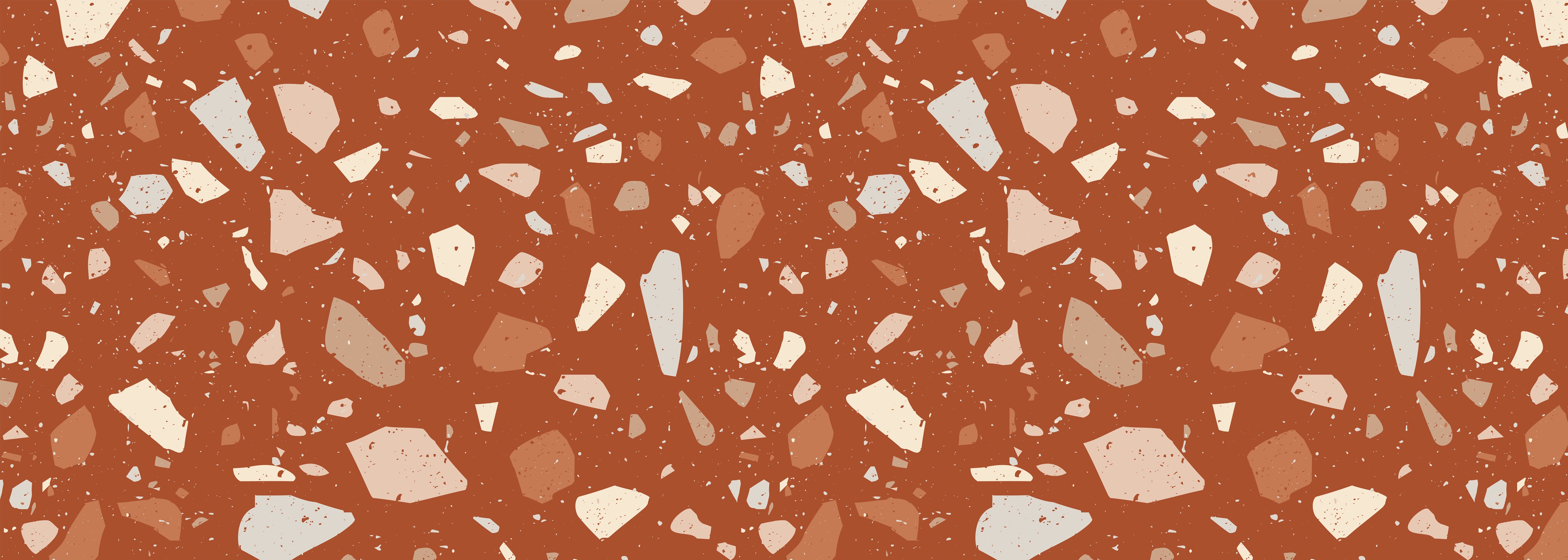 Dywan winylowy Terrazzo Odysseus 50x140 cm - antypoślizgowa wykładzina PVC z gładkim nadrukiem, winylowa wykładzina do kuchni lub salonu, zmywalna