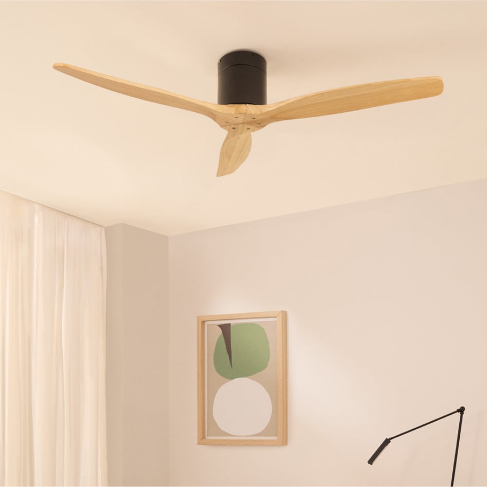 CREATE - WIND CALM M - Ventilateur de plafond silencieux 40W avec pales techniques en ABS Ø132cm sans eclaraige sans wifi - 2