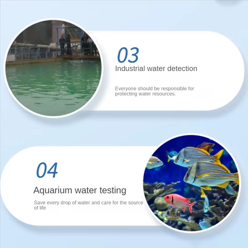 100 bandelettes de test 9 en 1 pour l'eau, kits d'analyse de l'eau pour l'eau potable&nbsp;: chlore libre, chlore total, pH, dureté de l'eau - 4