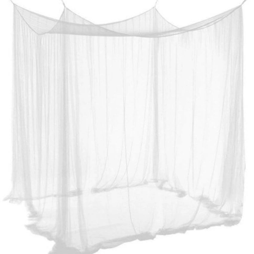 Moustiquaire pour terrasse, très grandes tailles et tissu conçu pour l'extérieur, moustiquaire gazebo, protection contre insectes pour auvent, Blanc - 5