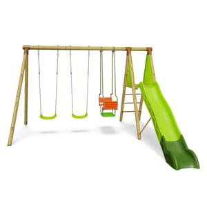 Station de jeux bois 2,30 m Topwood PUNJI - 5 enfants