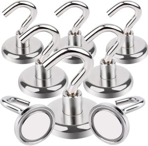 Lot De 8 Aimants Forts Noirs - 1 Cm - Marque MegaCrea DIY - Neufs
