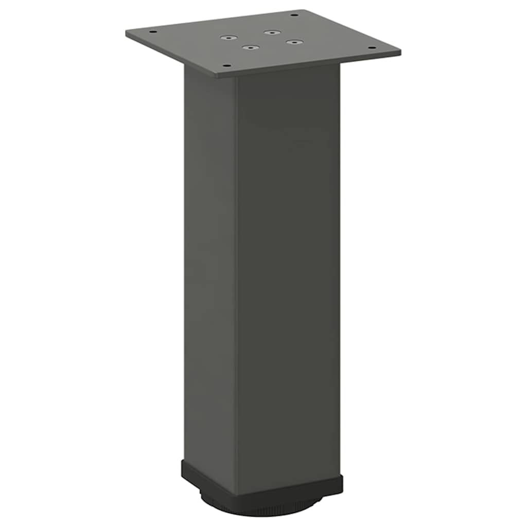 Pernas para mesa de centro 4 peças aço antracite 42-44 cm - COMFORTXL - 4